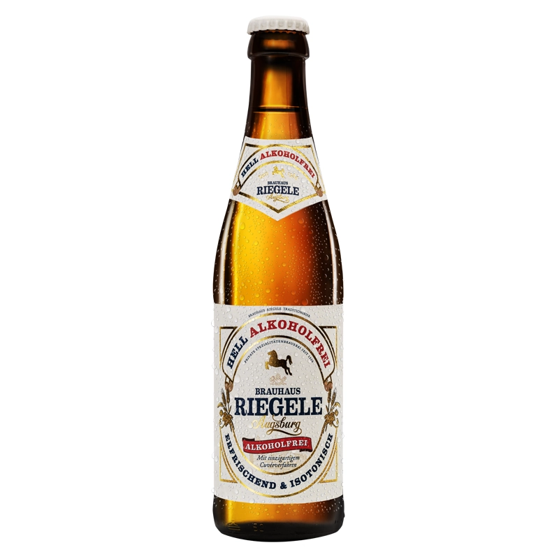 Riegele Hell alkoholfrei 0,33l Produktabbildung